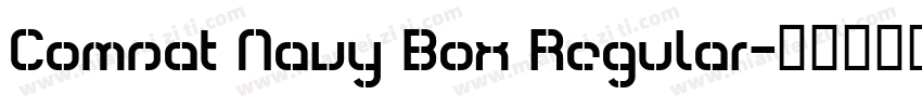 Comsat Navy Box Regular字体转换